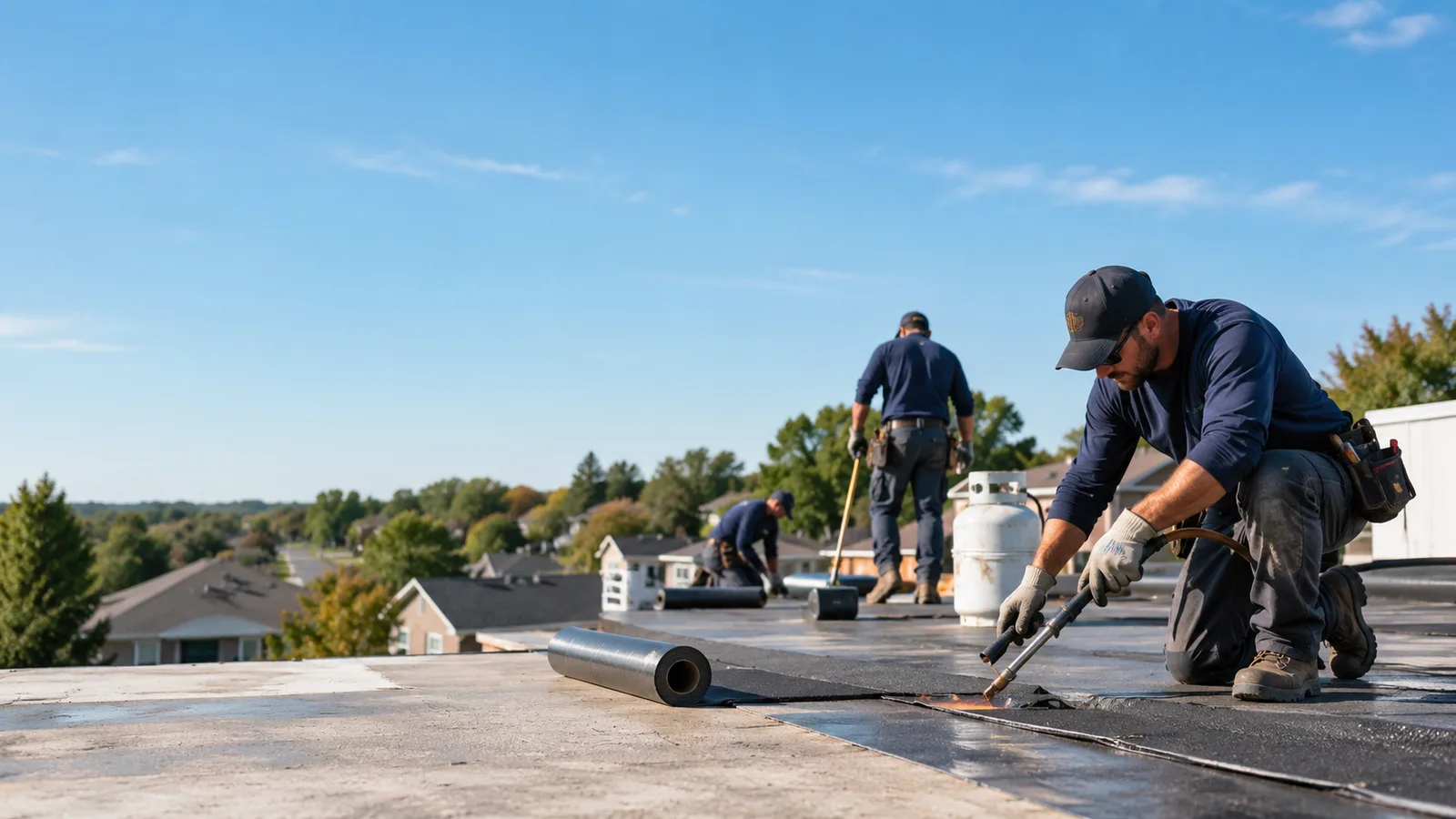 Flat Roof Leak Repair providers in Maryville, IL